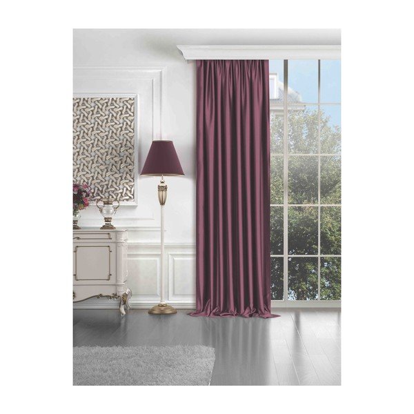 Roosa poolsuletav kardin 260x100 cm - Mila Home-image-3