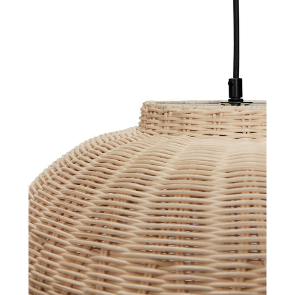 Ripplamp naturaalses värvitoonis ø 45 cm Chand - Hübsch-image-2