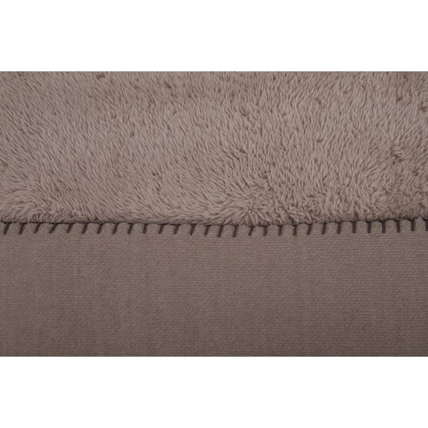 Taupe mikroplüüsist tekk 150x200 cm Tomo - Tiseco Home Studio-image-2