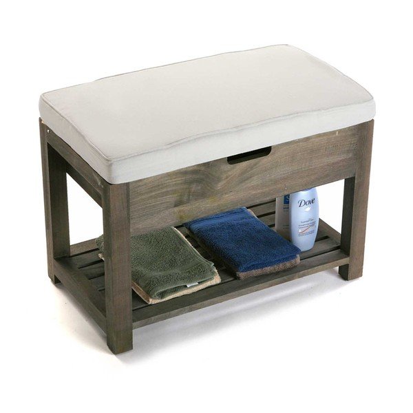 Dřevěná lavice s úložným prostorem Versa Cabinet