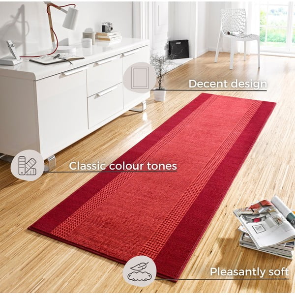 Punane jooksja , 80 x 250 cm Basic - Hanse Home-image-4