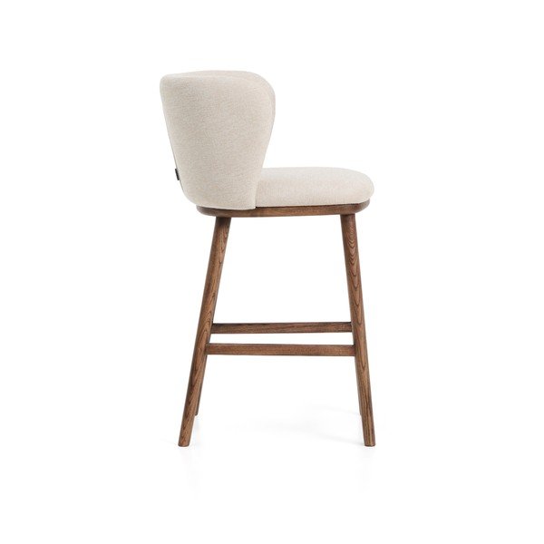 Beež polsterdatud baaritool (istme kõrgus 65 cm) Ciselia - Kave Home-image-4