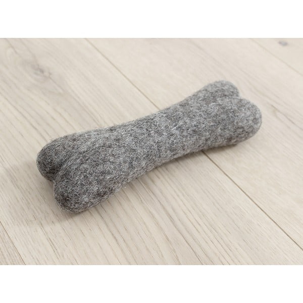Pähklipruun loomavillane mänguasi luukujuline Pet Bones, pikkus 22 cm - Wooldot