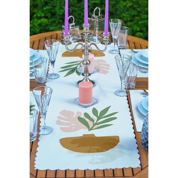 4 riidest taldrikutest ja jooksjast koosnev komplekt - Minimalist Home World-image-3