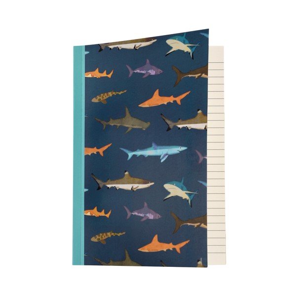 Märkmik 60 lehekülge A5 formaadis Sharks - Rex London-image-1
