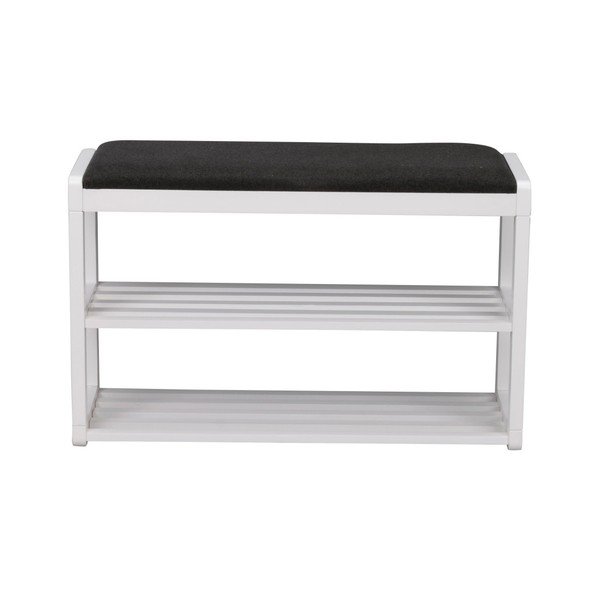 Valge kasepuidust jalatsiriiul Gorges Metro - Rowico-image-1