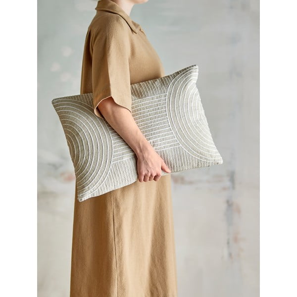 Linaseguga dekoratiivpadi 35x50 cm Chun - Bloomingville-image-3