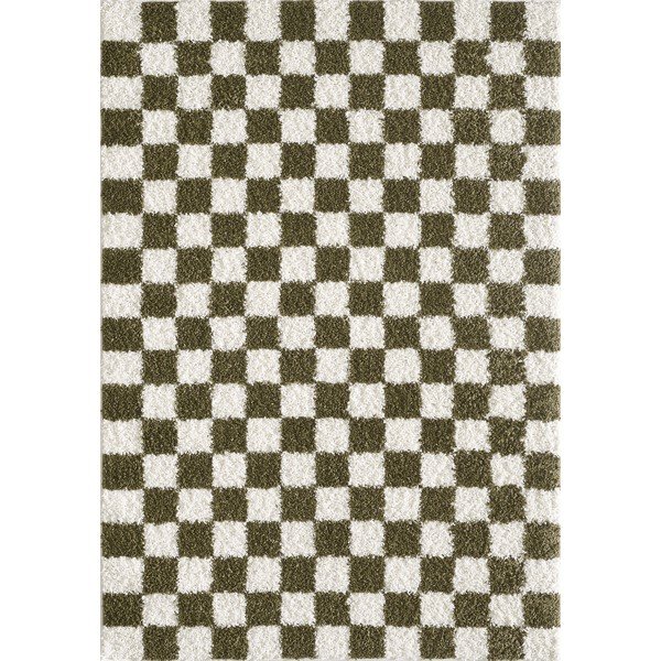 Tumeroheline/kreemikas vaip 120x170 cm Grida - ESTE