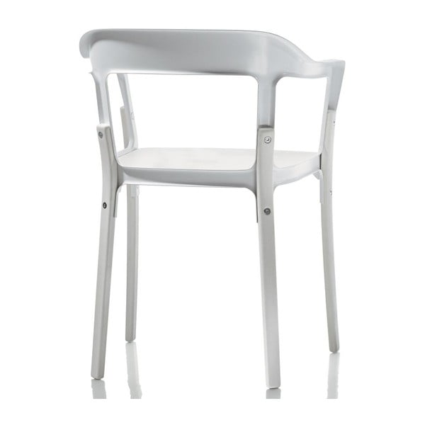 Bílá židle Magis Steelwood