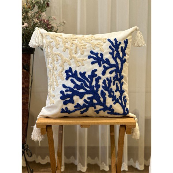 Linaseguga dekoratiivpadi 43x43 cm - Mila Home-image-1