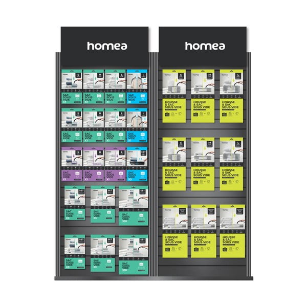 Plastikust riiete vaakumkott 40x40x25 cm - Homéa-image-2