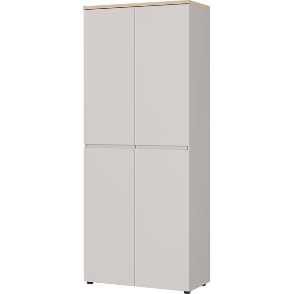 Kreemjas matt kummut 80x197x40 cm Lissabon - Germania