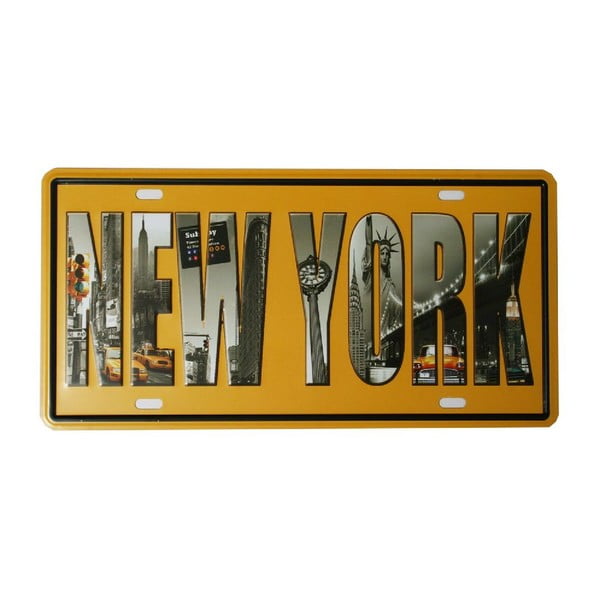 Cedule New York, 15x30 cm