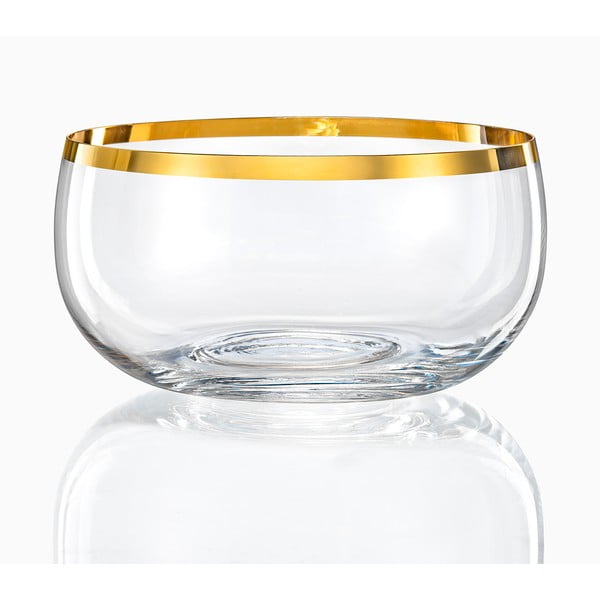 6 klaasist kausside komplekt, ø 21,95 cm Golden Celebration - Crystalex