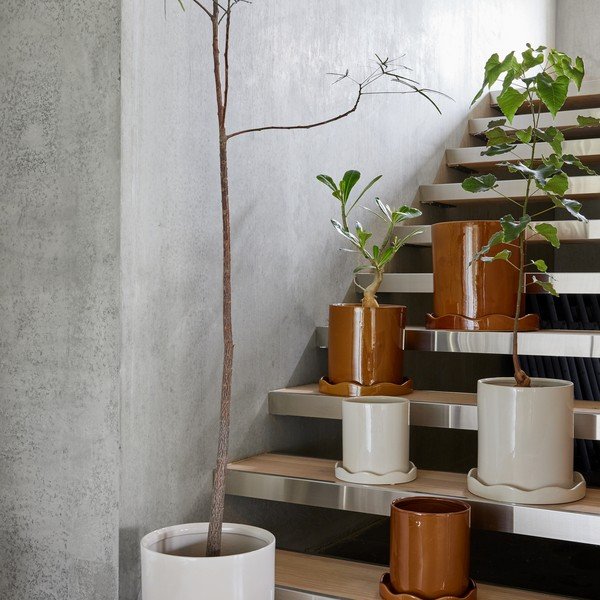 Käsitööna valminud kivist lillepoti kaas ø 16,5 cm Nami - OYOY Living Design-image-1
