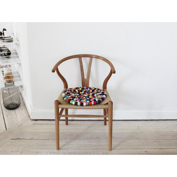 Palli toolipolster Multi Pang, ⌀ 39 cm - Wooldot-image-1