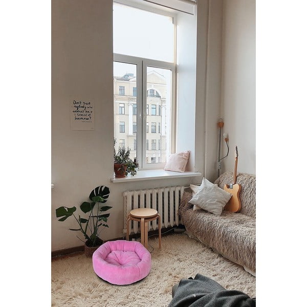 Roosa fliisist voodipesu Bagel - Lydia&Co-image-1