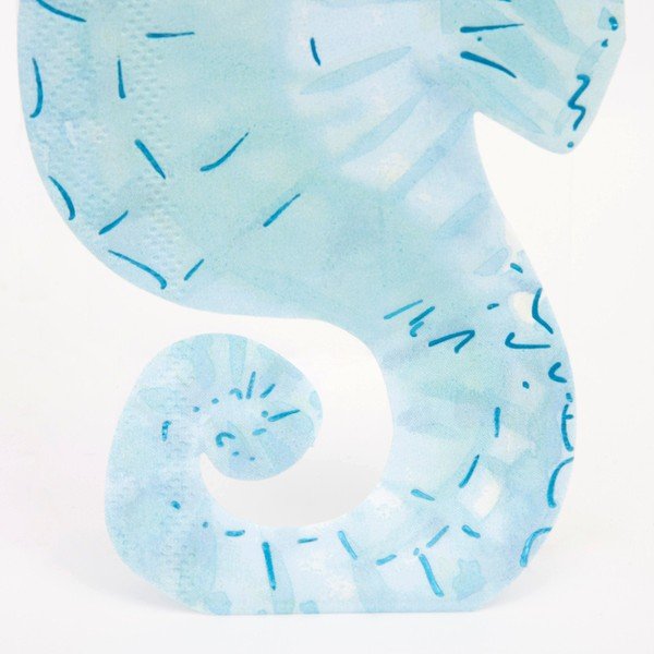 Paberist salvrätikud 16 tk komplektis Seahorse - Meri Meri-image-4