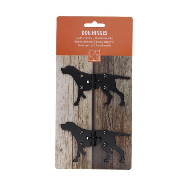 Metall uksehinged  4 tk Dog – Esschert Design-image-1