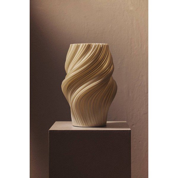 Valge plastmassist laualamp (kõrgus 27 cm) Calais - Jotex-image-2