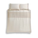 Beež mikrosatiinist pikendatud voodipesu kaheinimesevoodile 230x220 cm Deco Sequin - Catherine Lansfield