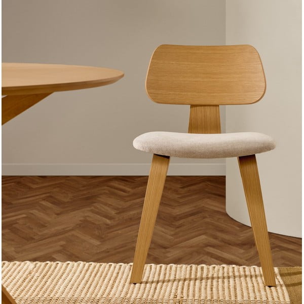 Beež söögitool Gena - Kave Home-image-1