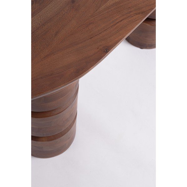 Tumedanaturaalne mangopuidust konsoollaud, 45x130 cm Cortez – Bizzotto-image-3