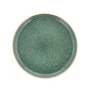 Valge/roheline kivikeraamikast magustoidutaldrik ø 21 cm White/Green - Bitz