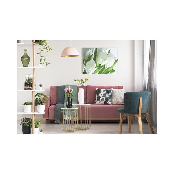 Obraz Styler Canvas White Tulips, 60 x 80 cm-image-1