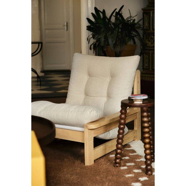Ümmargune mangopuidust abilaud ø 30 cm Carbis - Jotex-image-2