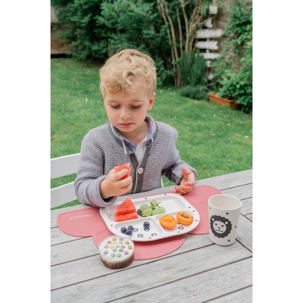 Tumeroosa silikoonist taldrikutekk Cloud, 49 x 27 cm - Kindsgut-image-4