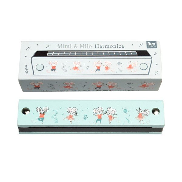 Muusikaline mänguasi Harmonica Mimi and Milo - Rex London-image-3