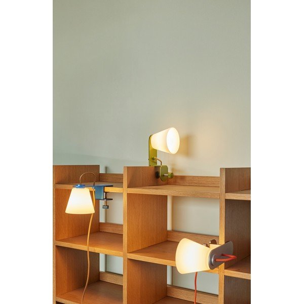 Sinine laualamp klaasist varjuga (kõrgus 23 cm) Lure - Hübsch-image-1