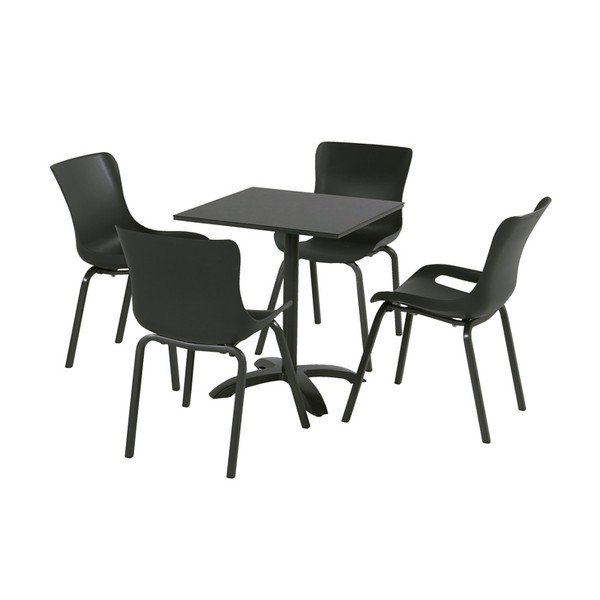 Must aia söögilaud Romeo, 68 x 68 cm - Hartman-image-2