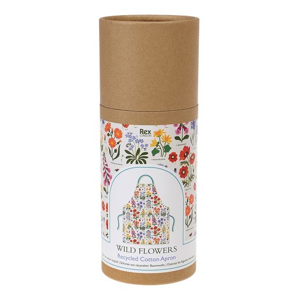 Taaskasutatavast puuvillast valmistatud esiliist Wild Flowers - Rex London-image-3