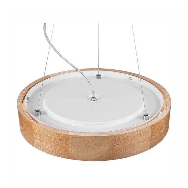 Pruun rippvalgusti klaasist varjuga ø 47 cm Eveline - LAMKUR-image-4