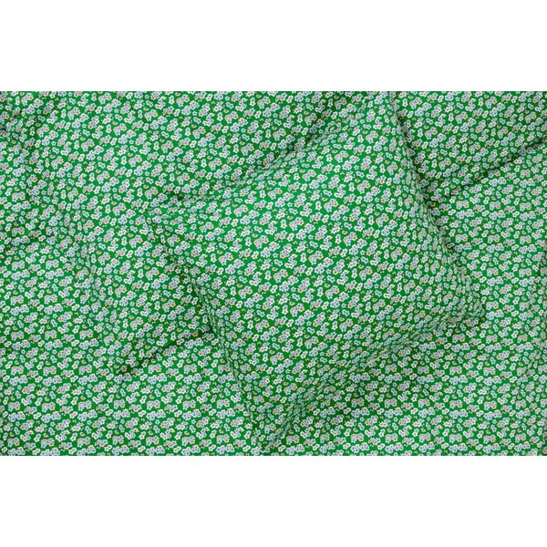 Roheline puuvillane voodipesu 140x200 cm, üheinimesevoodipesu 140x200 cm Pleasantly - JUNA-image-1