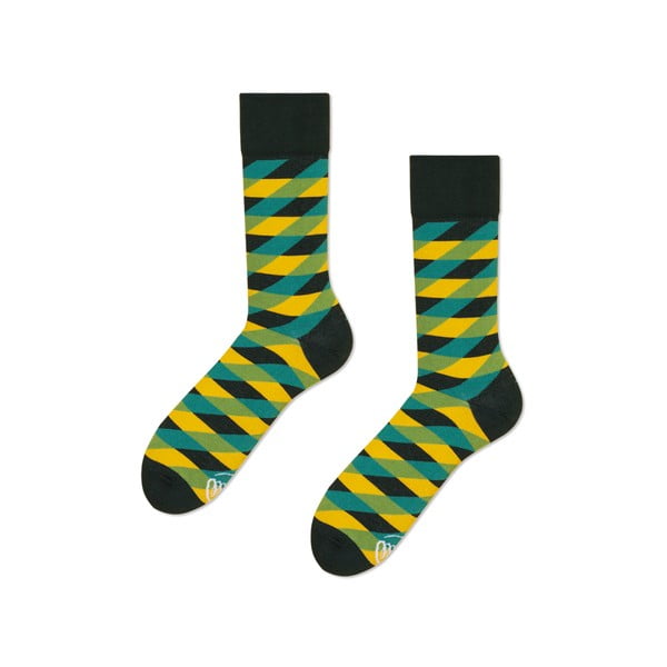 Ponožky Many Mornings Illusion Green, vel. 43–46