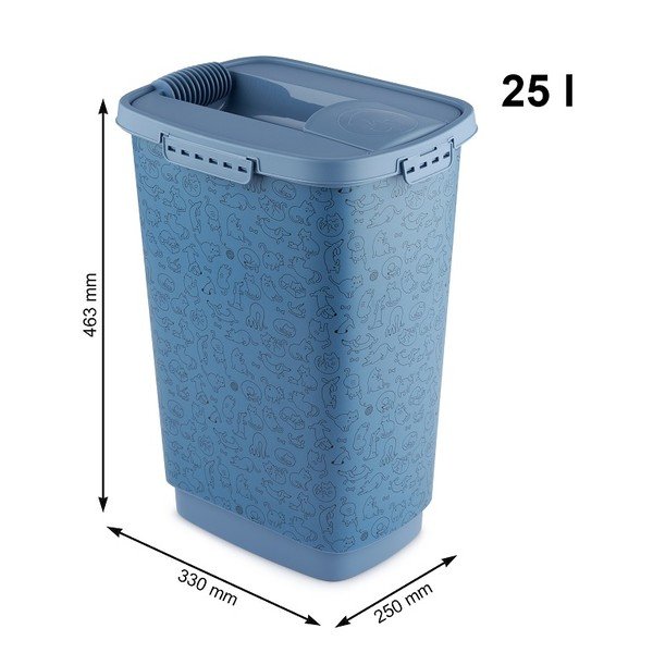 Sinine pelletikarp 25 l Cody - Rotho-image-1