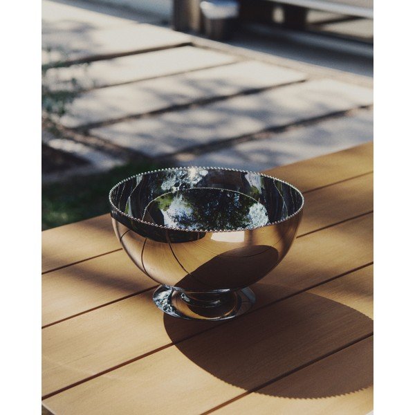 Hõbedane roostevabast terasest kauss ø 25,5 cm Nirela - Kave Home-image-3