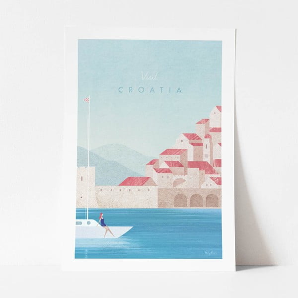 Poster , 50 x 70 cm Croatia - Travelposter