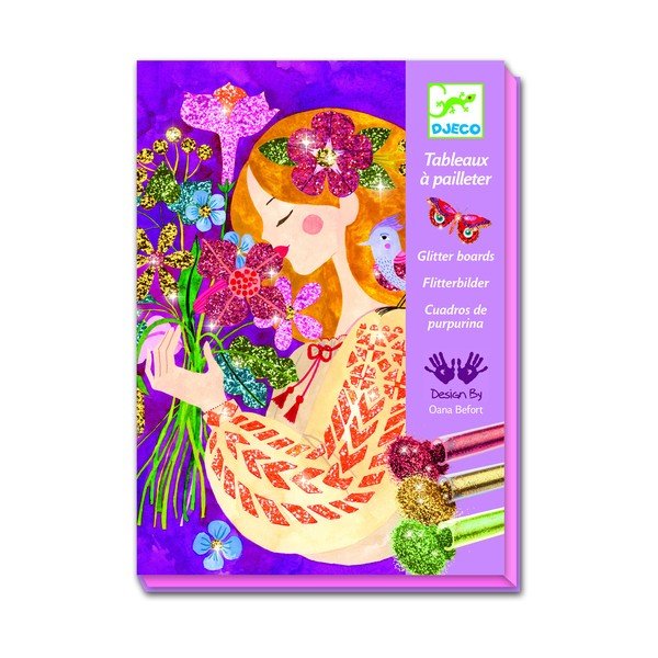 Lillede tüdrukute kunsti komplekt - Djeco-image-2