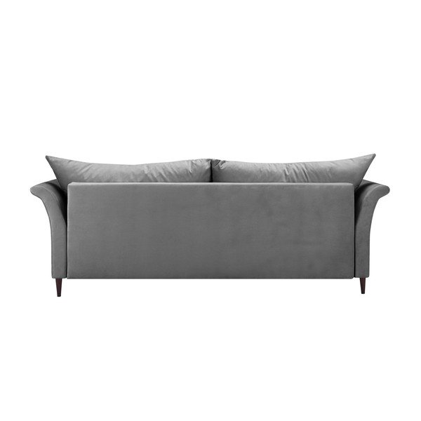Světle šedá rozkládací pohovka s úložným prostorem Mazzini Sofas Pivoine-image-4