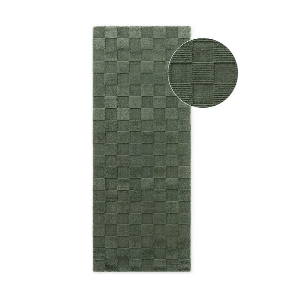 Tumeroheline käsitsi kootud villane vaip 80x200 cm Scala - Villeroy&Boch