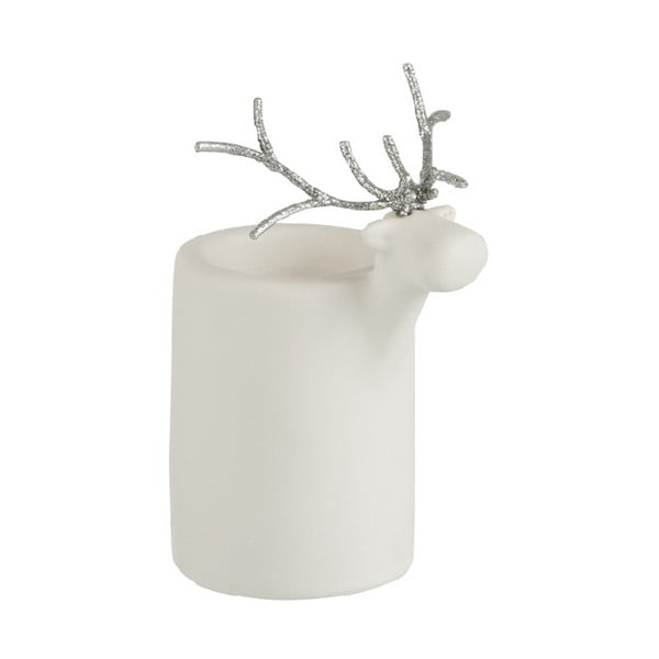 Porcelánový svícen J-Line Reindeer Xmas