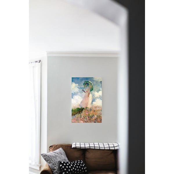 Maali reproduktsioon 30x45 cm Claude Monet - Woman with sunshade - Fedkolor-image-1