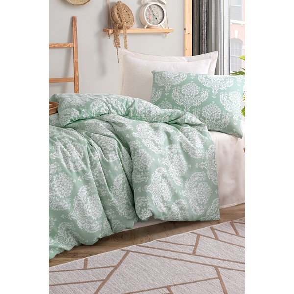 Roheline voodipesu üheinimesevoodile 140x200 cm Post - Mijolnir-image-1