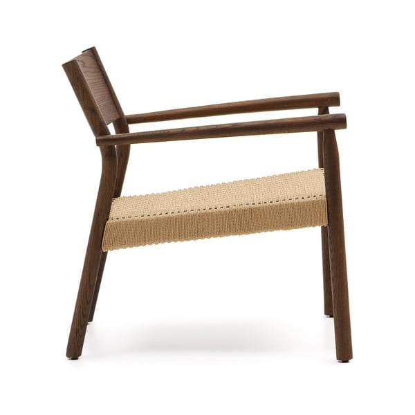 Puiduvärvi kootud tugitool Yalia - Kave Home-image-2