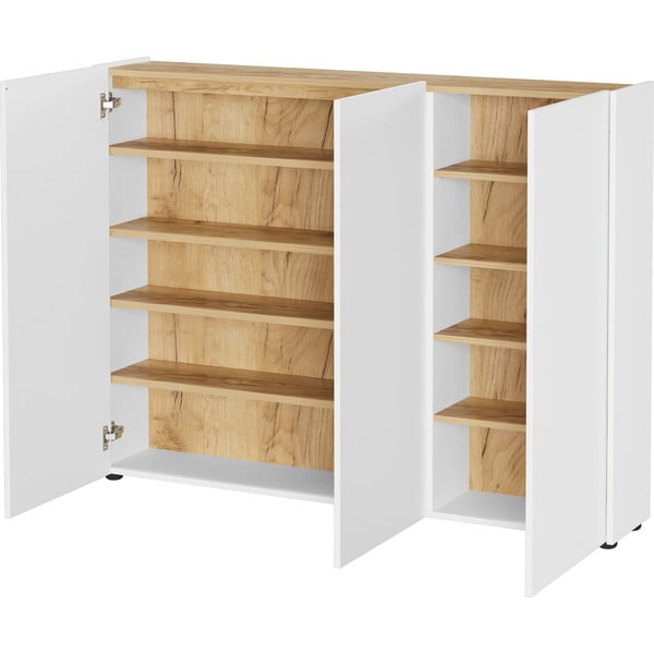 Valge tammespoonist jalatsikapp 138x105x25 cm Libbiano - Germania-image-2