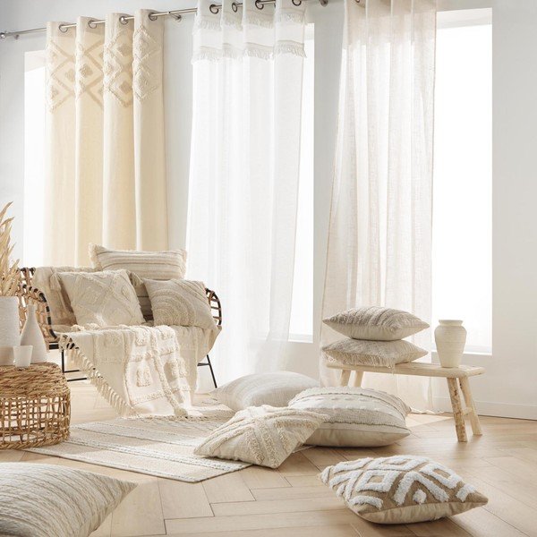 Puuvillane dekoratiivpadi 60x60 cm Atlas - douceur d'intérieur-image-2